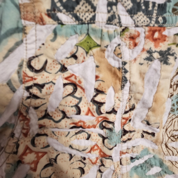 Parsley & Sage Women's XL Floral Artsy Abstract Jacket Blazer - Picture 5 of 8